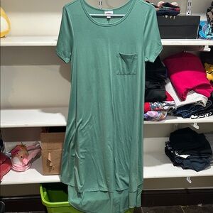 LuLaRoe Sage Midi Dress with Pocket